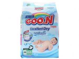 Goon’s Baby Diaper Size M 7 – 12kg 66 pcs