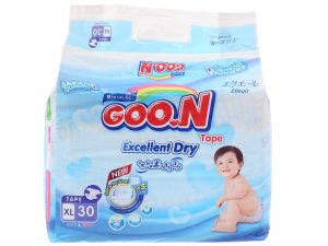 Goon’s Baby Diapers Excellent Dry Size XL 12 – 20kg 30 pcs