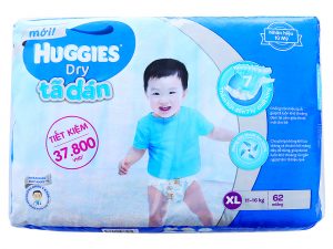 Huggies’s baby diaper Size XL 11 – 16kg 62 pcs