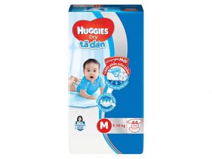 Huggies Dry’s Baby Diapers Size M 5 – 10kg 44 Pcs