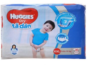 Huggies Dry’s baby diapers Size XXL more than 14kg 30 pcs