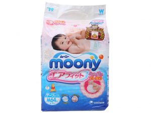 Moony’s baby dipaer Size M 6 – 11kg 64 pcs