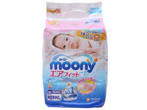Moony’s baby diapers Size NB1 less than 5kg 90 pcs