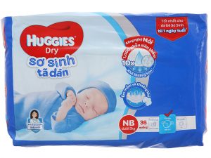 Huggies Dry’s Baby diapers Size NB less than 5kg 36 pcs