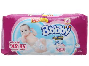 Bobby’s Baby Diapers Size XS Less Than 5kg 36 Pcs