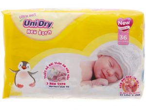 Unidry Ultra Soft Newborn Diapers 36 pcs