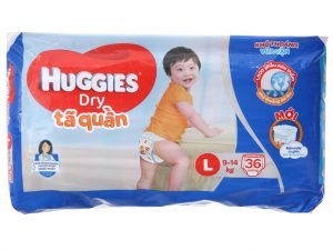 Huggies Dry Pants Size L 9 – 14kg 36 pcs