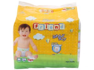Goon’s baby diaper Elleair Friend Size M 5 – 10kg 29 pcs