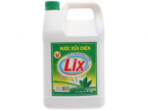 Lix Dishwash Vitamin E Greentea 4kg
