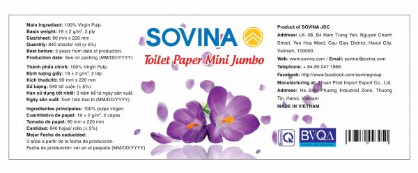 Toilet paper Mini Jumbo 25x9_
