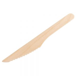 Classic 6.5 inches Compostable Wooden Knives Biodegradable Party Supplies for Any Graduation Tea Party and More Craft Supplies