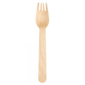 Classic 6.5 inch Compostable Wooden Forks Biodegradable Party Supplies for Any Graduation Tea Party and More Craft Supplies