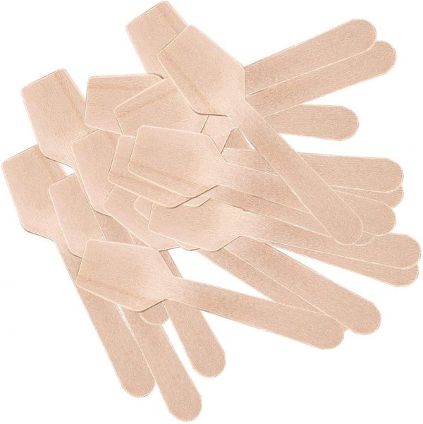 Mini Wooden Spoons Pack of 100 for Crafts 1