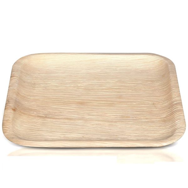 Palm Leaf Plates. Compostable Bamboo-Style 3