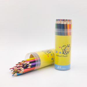 Bee Colored Pencils “Let Your Imagination Fly” – quality colored pencils for every level of expertise.  Perfect for Adults Coloring and Kids Doodling Drawing Painting Sketching Writing. Pre-sharpened (48 Colors)