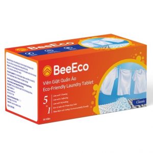 BeeEco intelligent laundry detergent 36 tablets/fiber protection box with electrolyte technology