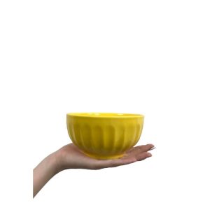 Color glazed ceramic bowl with durable material