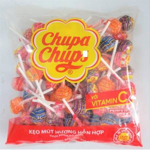 Chuppa Chups Fruit Flavored Lollipop – 60 Pcs/Bag (600g)
