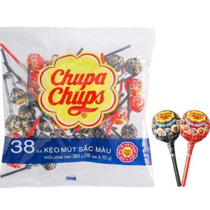 Colored Chuppa Chups Lollipops – 58 Pcs/Bag (580g)